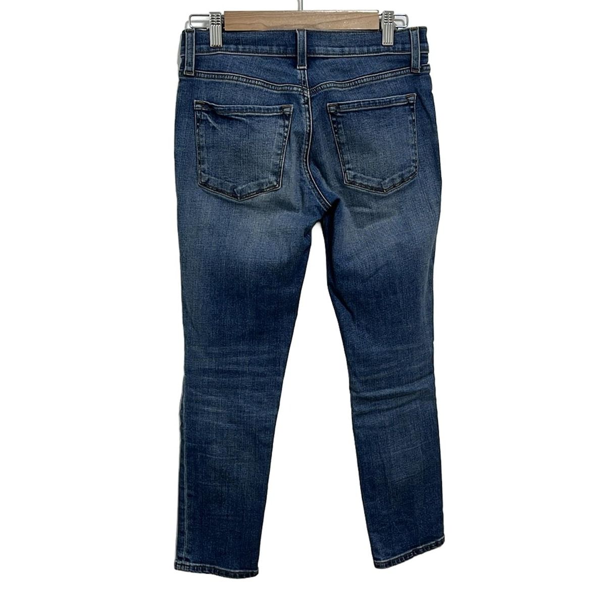 【美品】THEORY　セオリー　デニム　ジーンズ　ダークブルー　サイズ0 theory(セオリー) ジーンズ サイズ24 レディース - ブルー フル