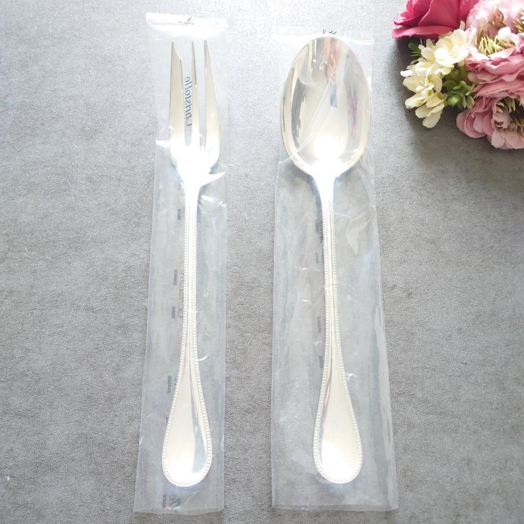 クリストフル パール サービングフォーク サービングスプーン