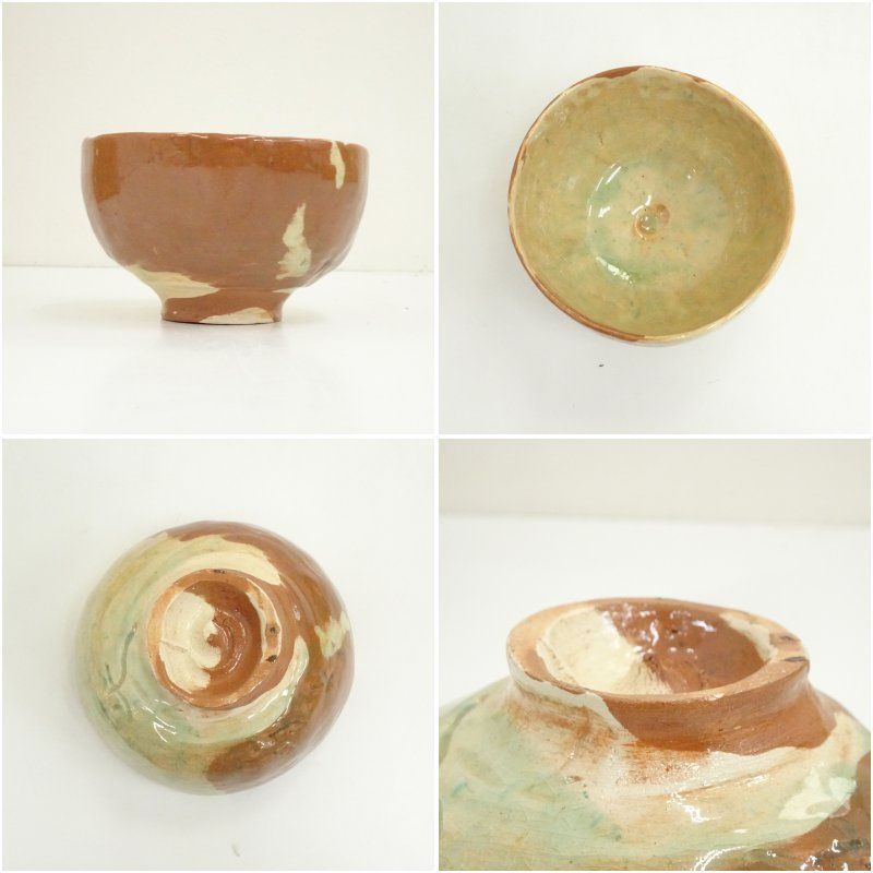 ys6947948; 小岱焼 茶碗（共箱）【道】 道具 ] - 道具 萩焼 都野栖雲造 茶碗（ 茶道具 小岱焼 抹茶茶碗 茶碗 茶器 共箱