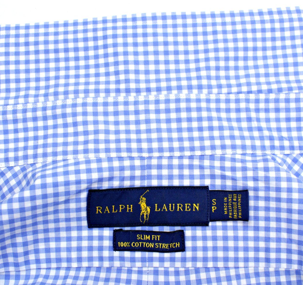 ラルフローレン 爽やかなギンガムチェック ボタンダウン 長袖シャツ Sサイズ(170/92) POLO RALPH LAUREN - メルカリ