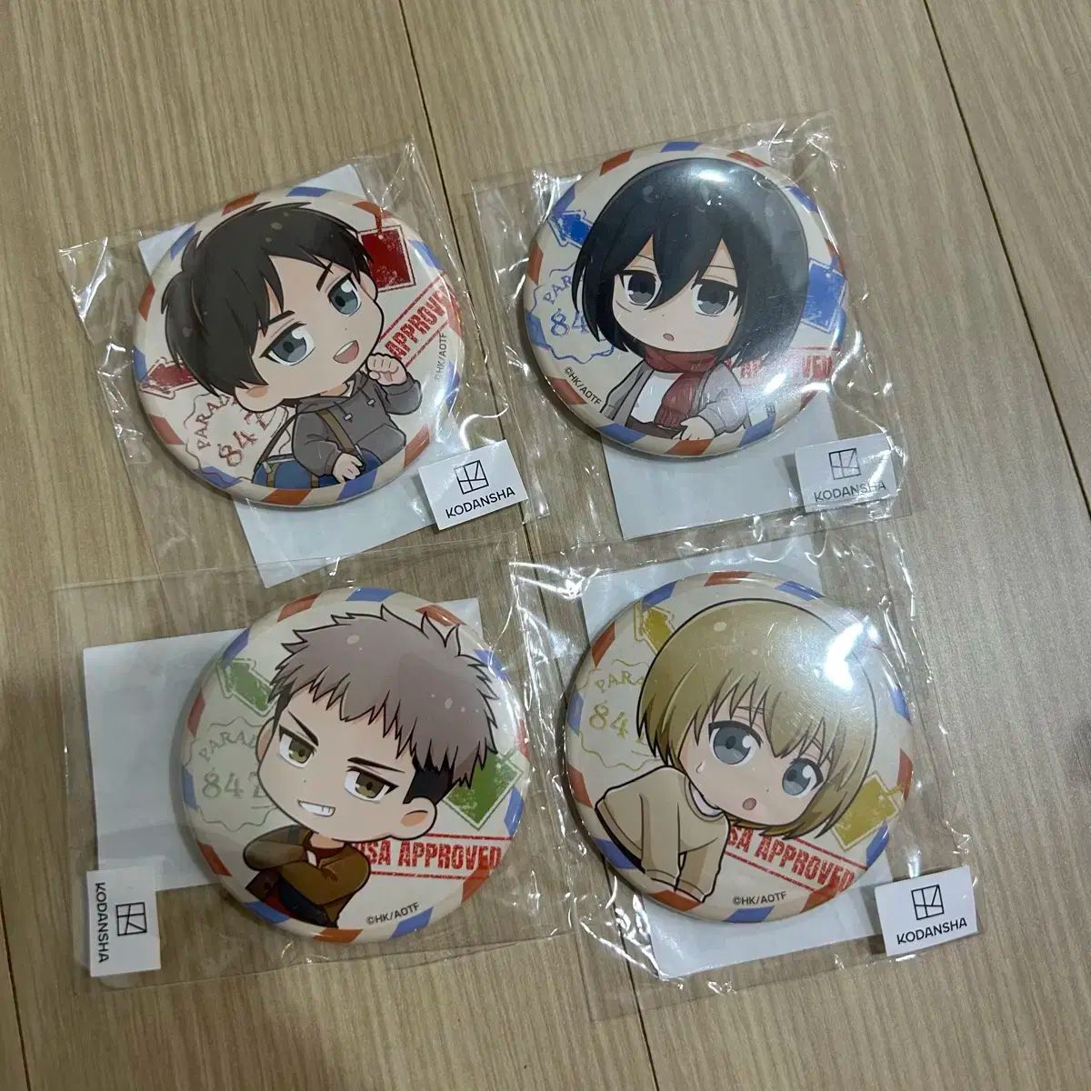 進撃の巨人 エレン イベント限定 缶バッジ attackontitan 纏め TV