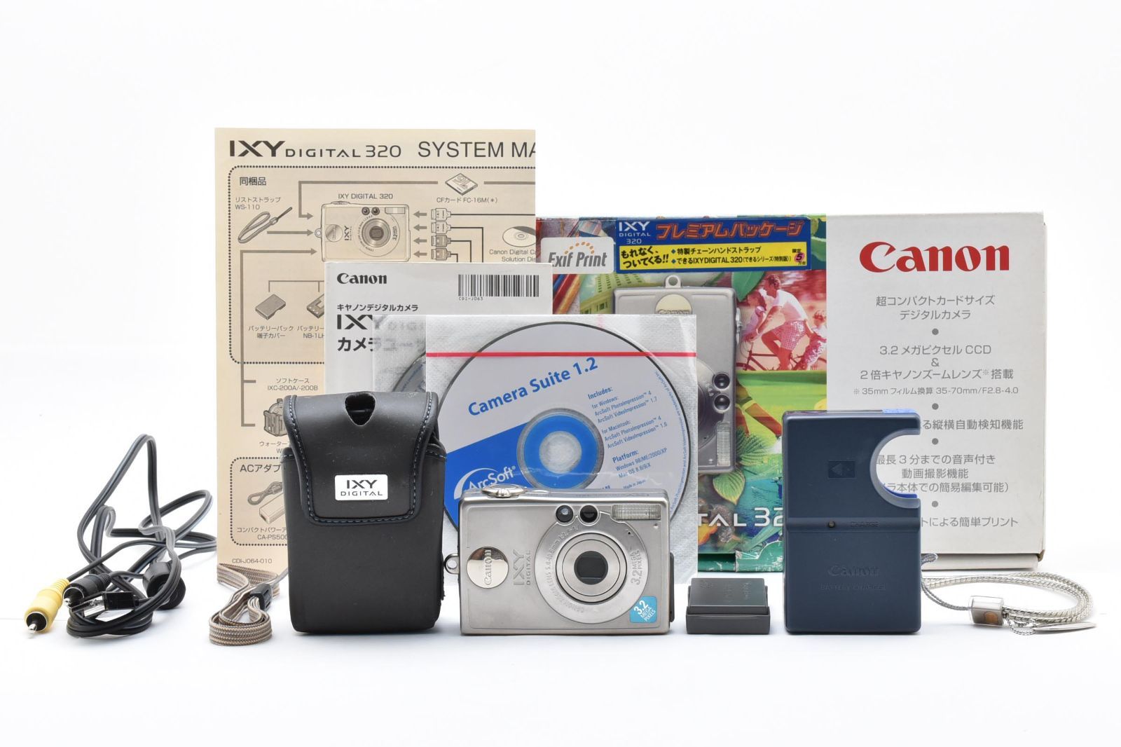 美品 Canon IXY DIGITAL 320 キャノン コンパクト デジタル カメラ