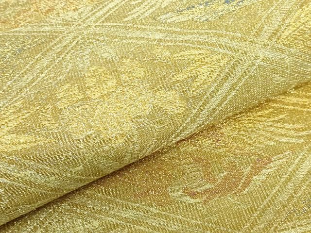 平和屋着物□極上 桝屋高尾 ねん金綴錦 六通柄袋帯 桐竹鳳凰文 金糸