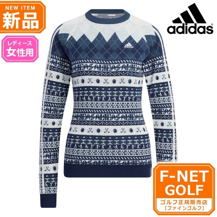 カレッジネイビー】秋 冬 adidas アディダス ゴルフウェア WK697