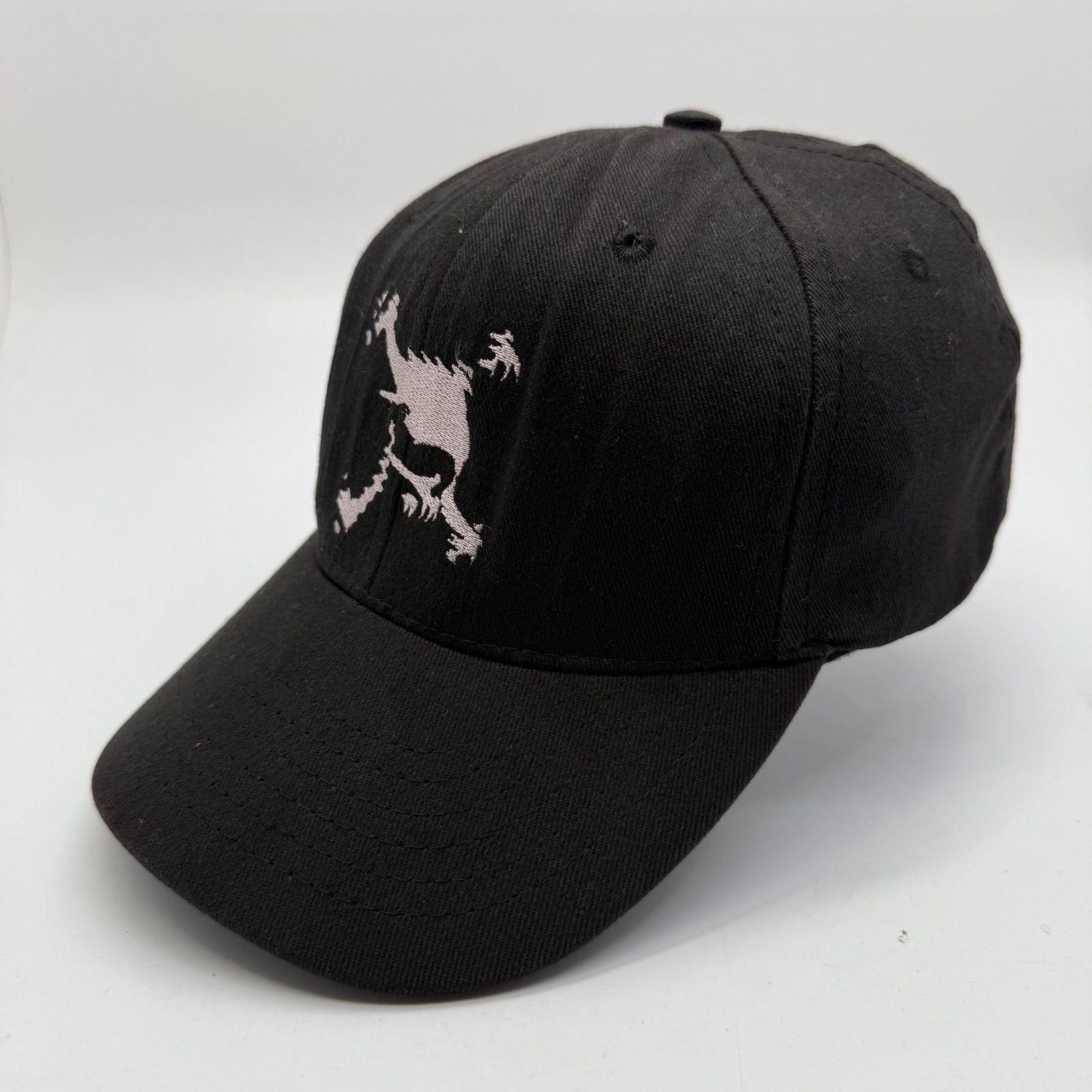 OAKLEY 00s tech RED label skull logo cap L-XL オークリー 赤