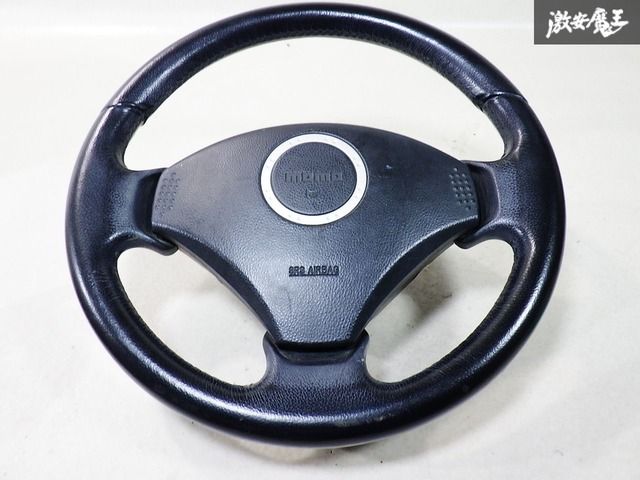 スズキ 純正 MOMO モモ HE21S ラパンSS 4AT 2WD レザー ステアリング