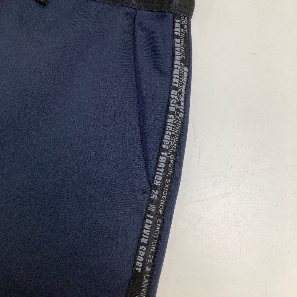 美品　ランバンスポール　ゴルフスカート　ストレッチ　脇ファスナー　ネイビー 美品 ランバンスポール ゴルフスカート ストレッチ 脇ファスナー