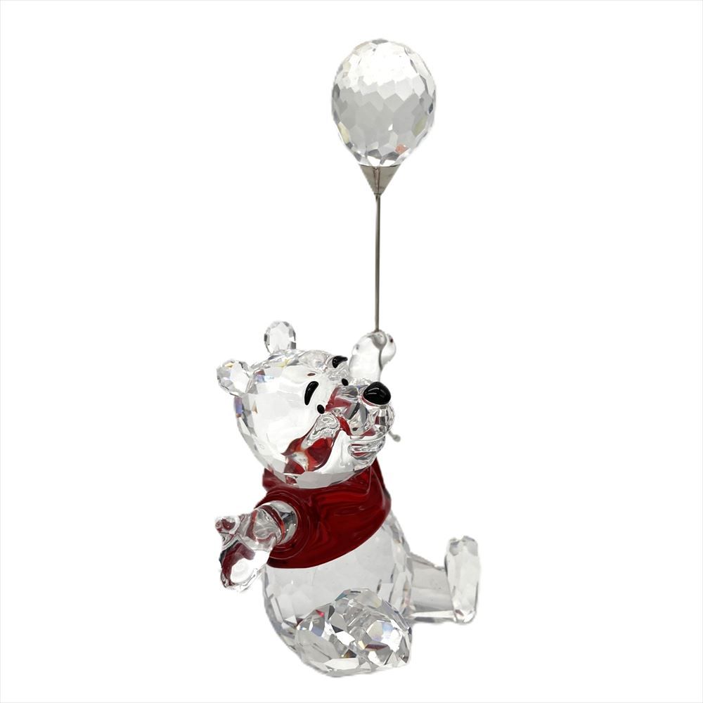 SWAROVSKI - スワロフスキー SWAROVSKI ディズニー プーさん オブジェ 置物 905768 クリア Disney Winnie the Pooh つぼ タイトルプレート ミラー付き【中古】 スワロフスキー SWAROVSKI ディズニー プーさん オブジェ 置物