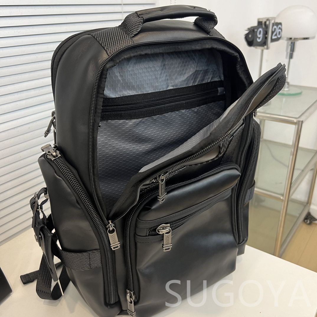 新品未使用 TUMI シェパードデラックス ファイバーレザー ブリーフパック メンズバッグ リュック バッグパック ビジネスバッグ ビジネスリュック  大容量 通勤 通学 出張 旅行 日常用 おしゃれ ブラック - メルカリ