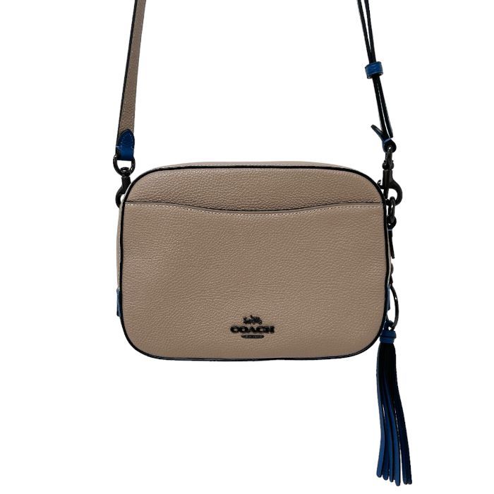 コーチ COACH ウィズロープクライム ミッキーマウス ディズニー カメラバッグ 3905 ショルダーバッグ クロスボディバッグ 肩掛け 斜めかけ 日本限定 ディズニーコラボ レディース メンズ ベージュ 極美品 中古 map10003