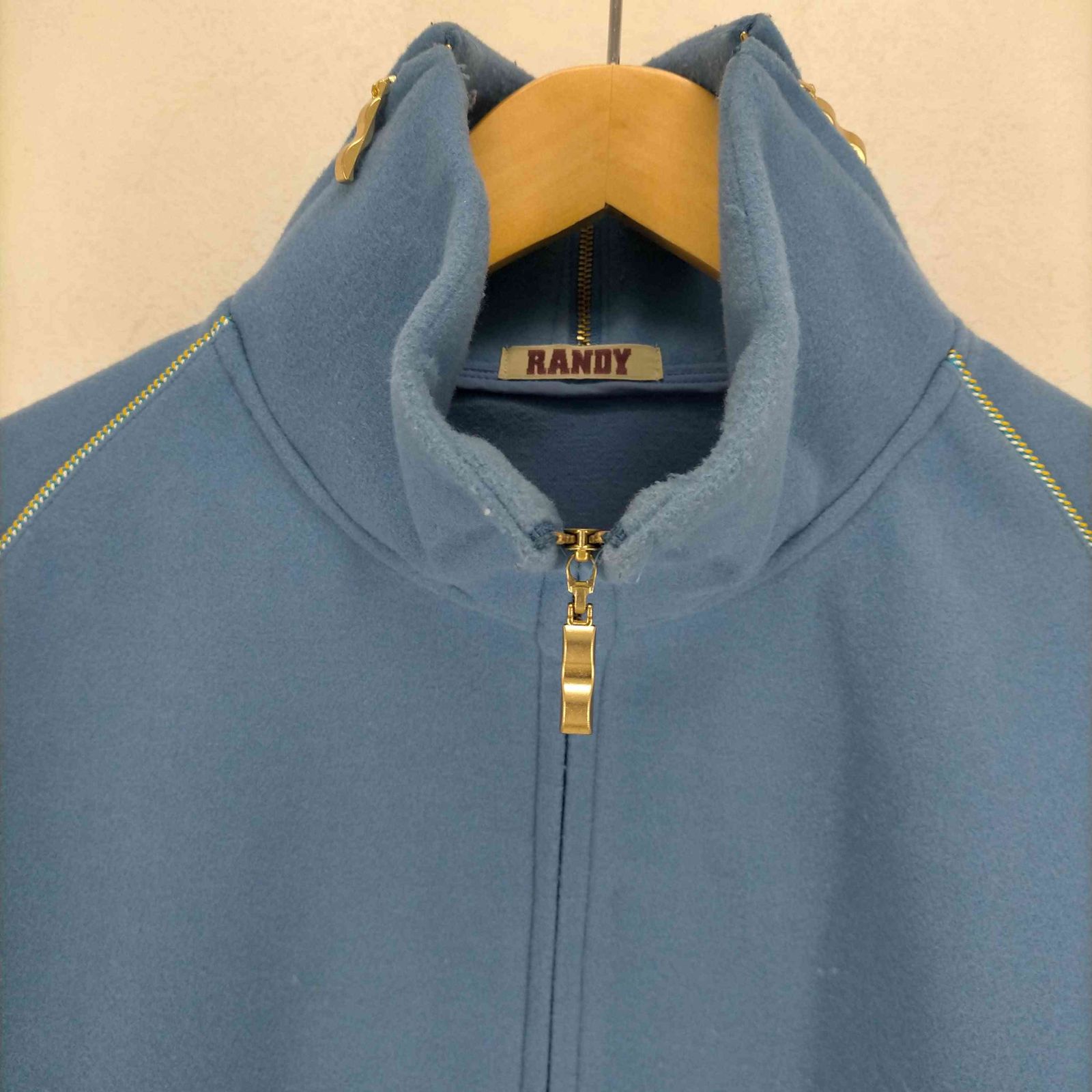 ジャケット・アウター randy 23aw ランディ RANDY 23AW TIME 4ジップハイネックブルゾン メンズ JPN：2