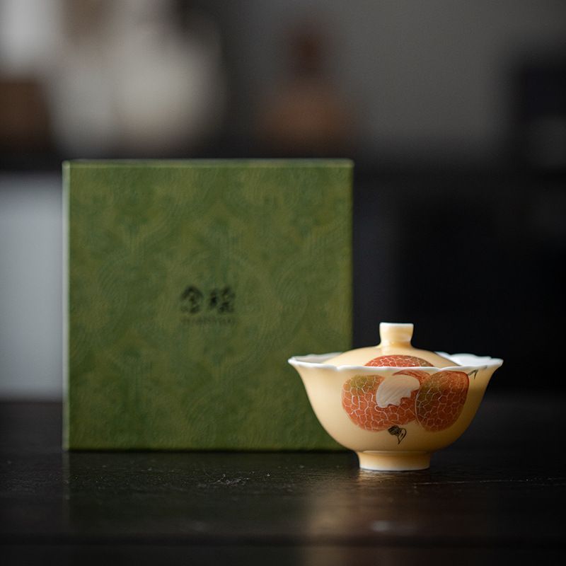 ライチ蓋碗 手作り