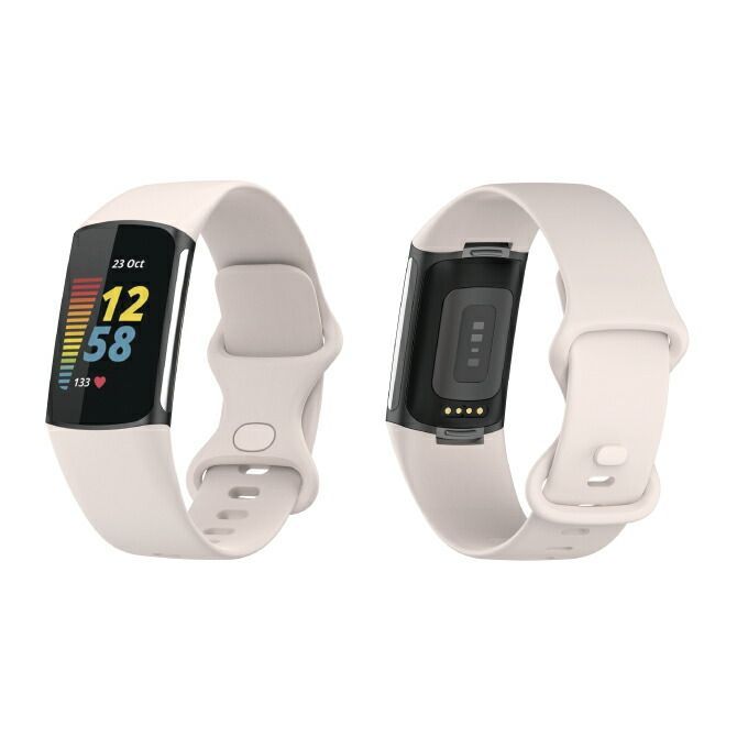 Fitbit Charge 6 ホワイト スマートウォッチ 本体