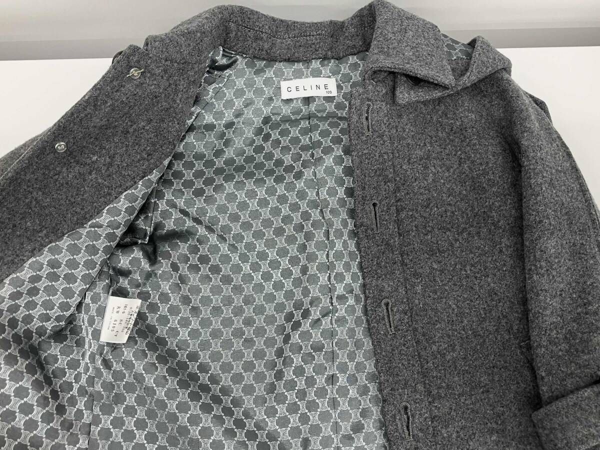 ウールコート グレー