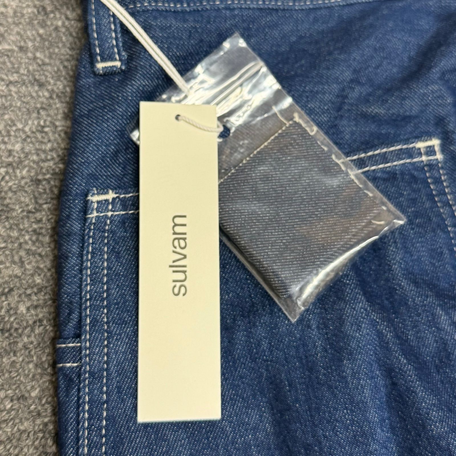定価62700円 23SS sulvam サルエルデニムパンツS ジーンズ
