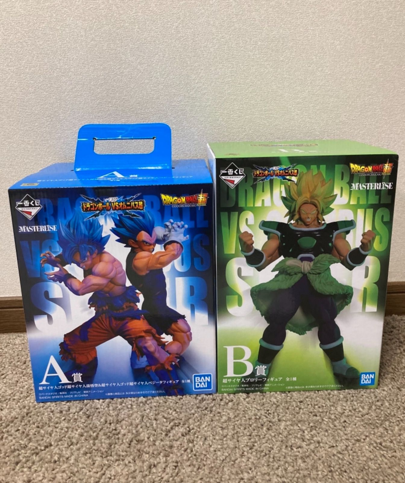 フィギュア明日午前中発送　一番くじドラゴンボールＶＳオムニバス超　A.B.C賞　3体セット