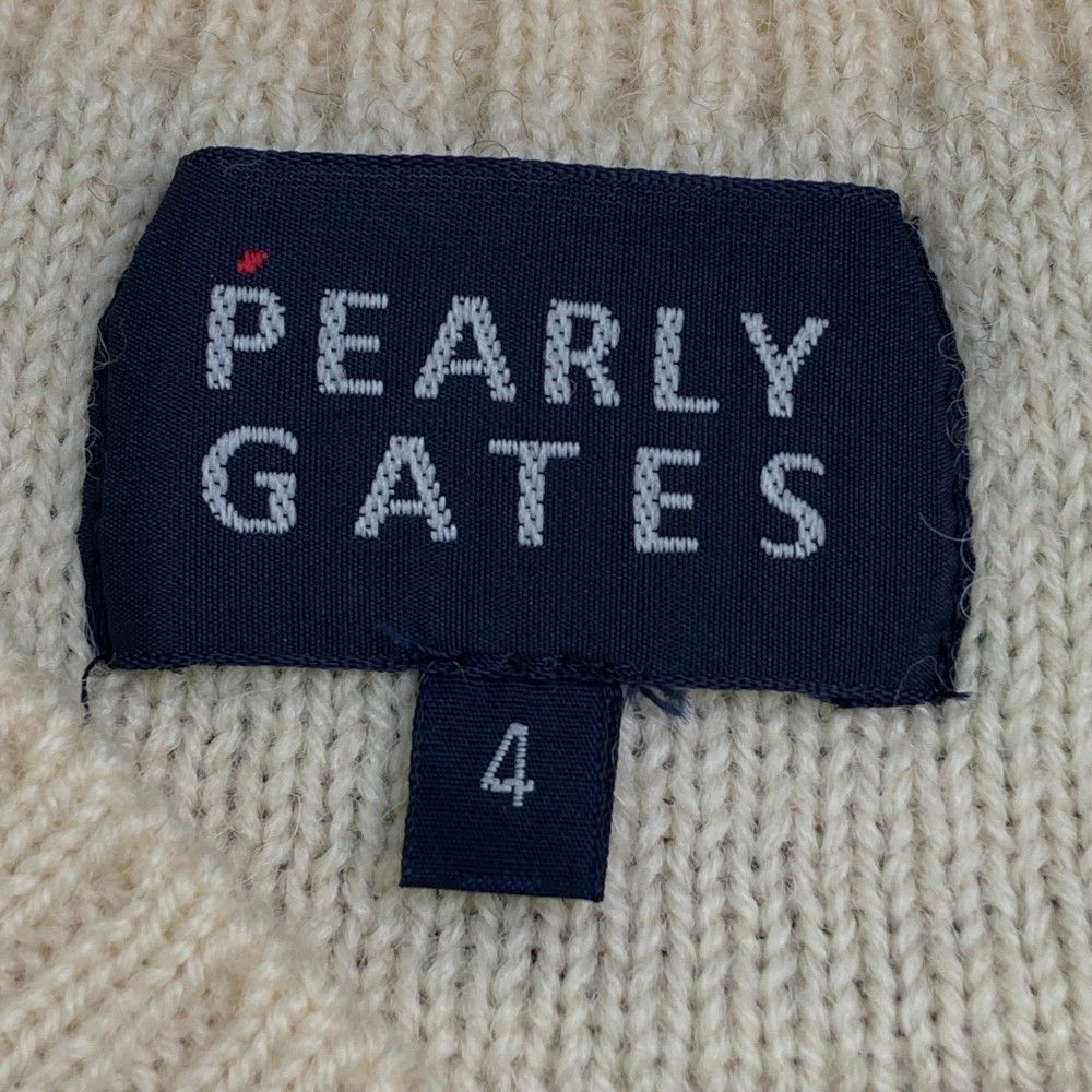 PEARLEY GATESパーリーゲイツ ウール Vネック セーターメンズ 4 【公式