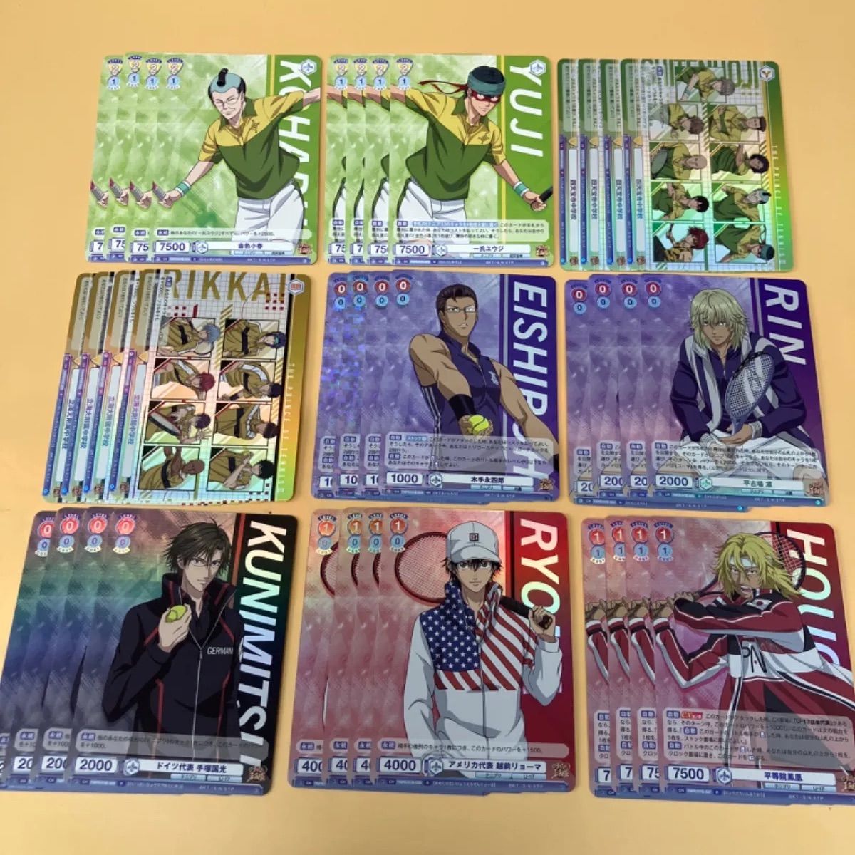 ヴァイスシュヴァルツブラウ 新テニスの王子様 RR以下 4コン 各4枚