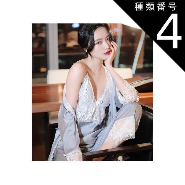 5点セット ルームウェア パジャマ 部屋着 寝巻き ナイトウェア キャミソール ガウン ネグリジェ ショートパンツ ショート丈 ミモレ丈 Vネック ストレート ワイド レース 前開き お得 かわいい 大人可愛い きれいめ シンプル 大人 上品 おしゃれ こなれ感 ラフ ラブリー ルーズ 種類4：ピンク/XL 5点セット ルームウェア パジャマ 部屋着 寝巻き