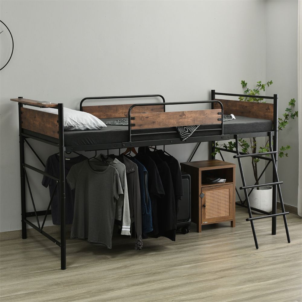 ロフトベッド パイプベッド シングル システムベッド ロータ