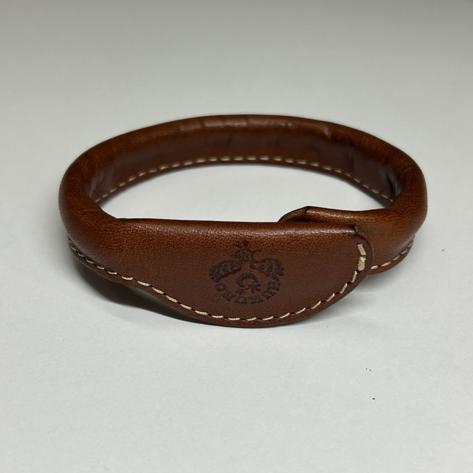 HUKURO ハンガー ブレスレット バッグハンガー 革 メンズ レディース Mサイズ レッド ハンガーブレスレット HUKURO 栃木レザー 全7色 [L]サイズグリーン