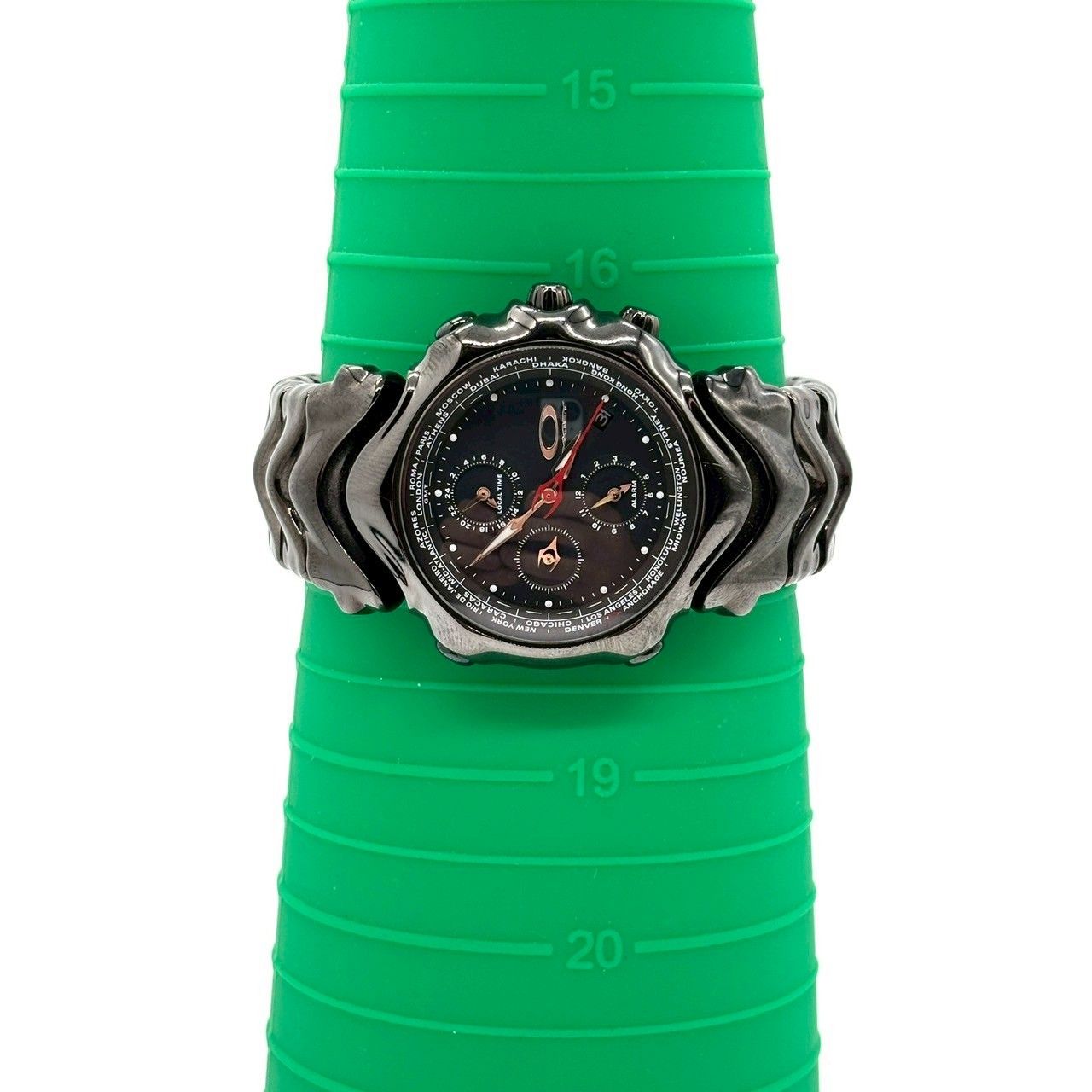 希少00sメタリック】 OAKLEY オークリー メンズ 腕時計 GMT