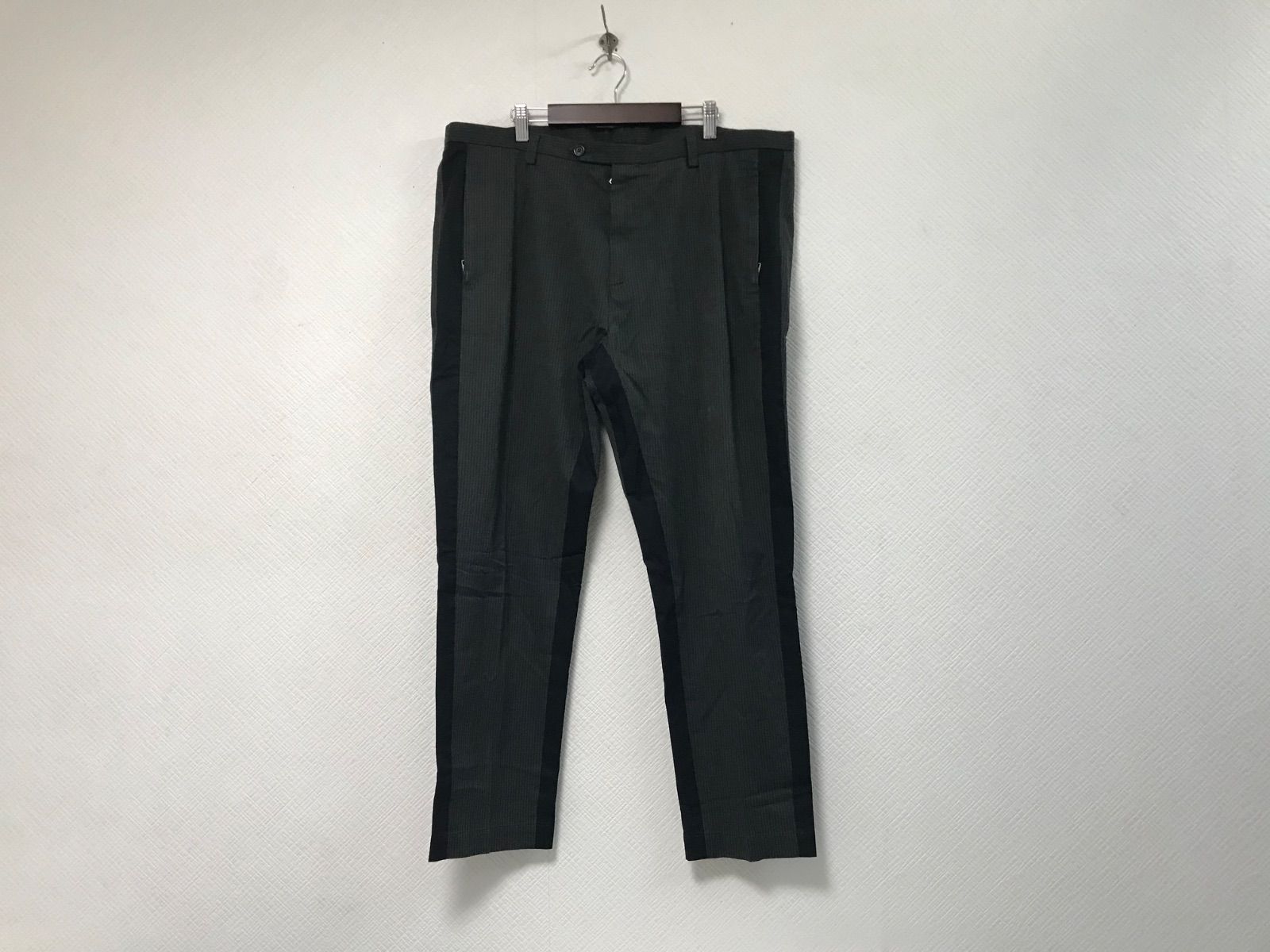 ドルチェ&ガッバーナ ストライプ ストレッチデニム ブラック DOLCE&GABBANA (ドルチェ ＆ ガッバーナ) 5ポケット ジップ