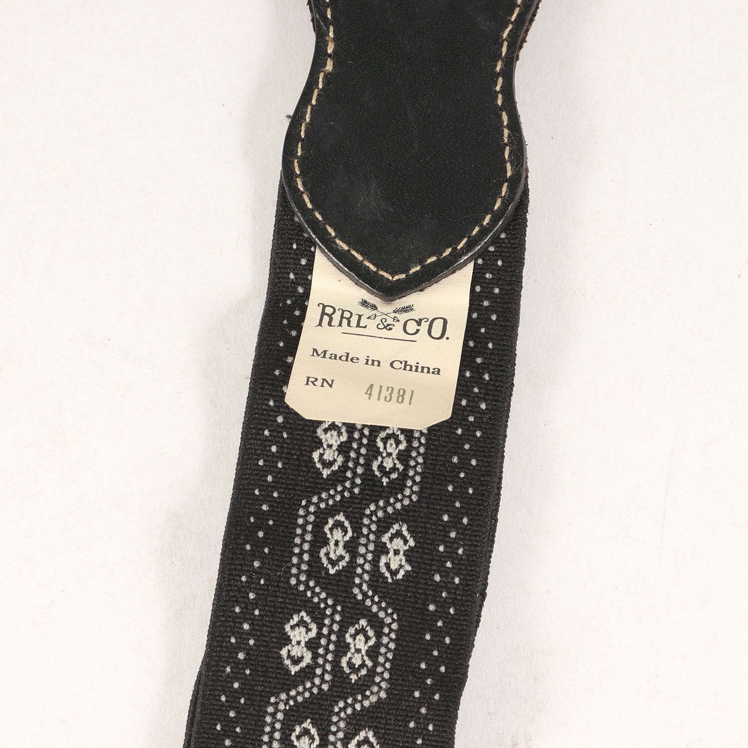 RRL（ダブル アール エル）の「レザー サスペンダー（ベルト）」 - RRL