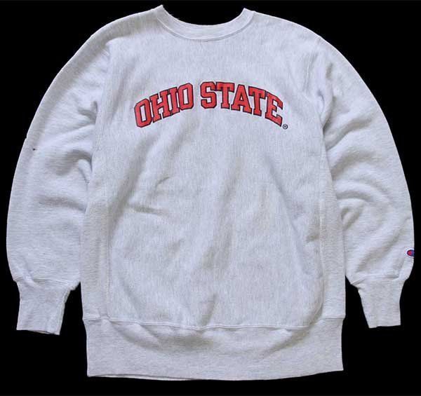 90s メキシコ製 Championチャンピオン OHIO STATE リバースウィーブ  