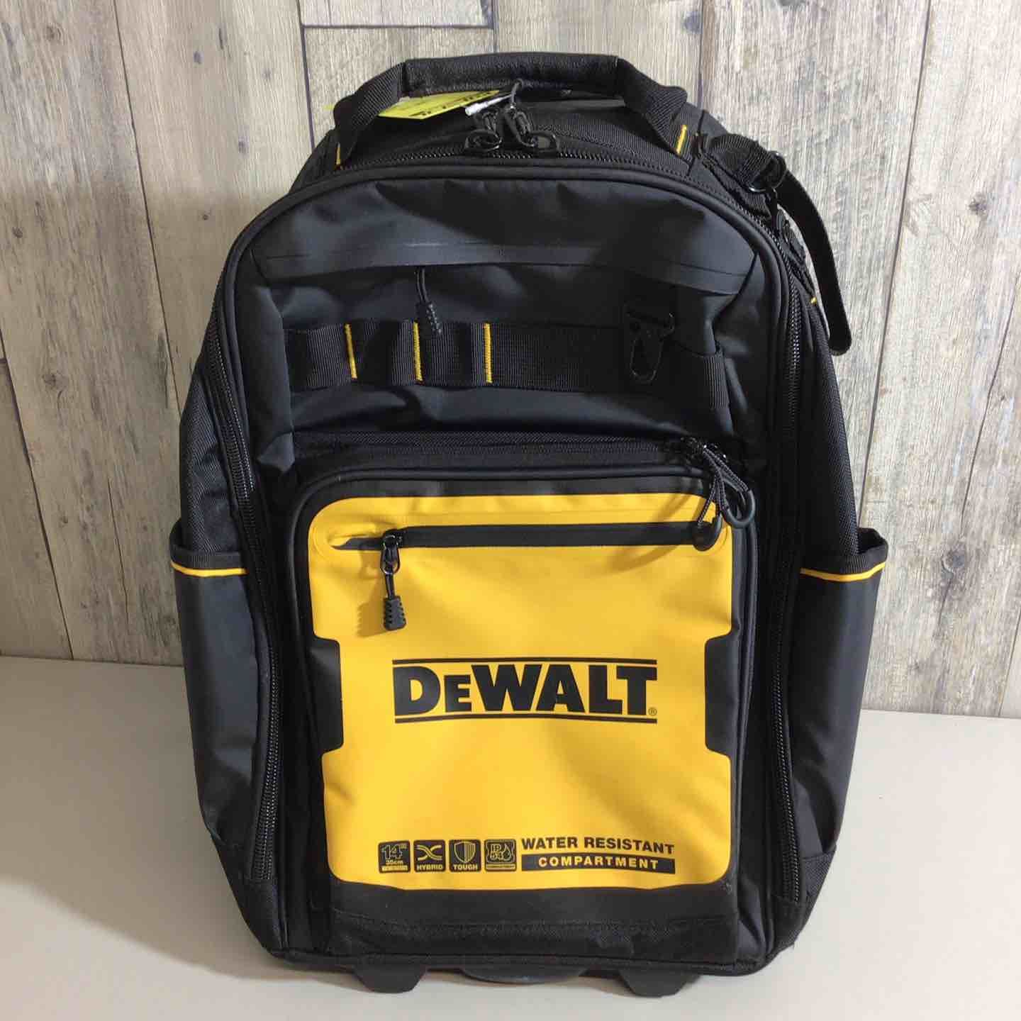 美品】デウォルト(DEWALT) 防水仕様 キャスター付き バックパック 