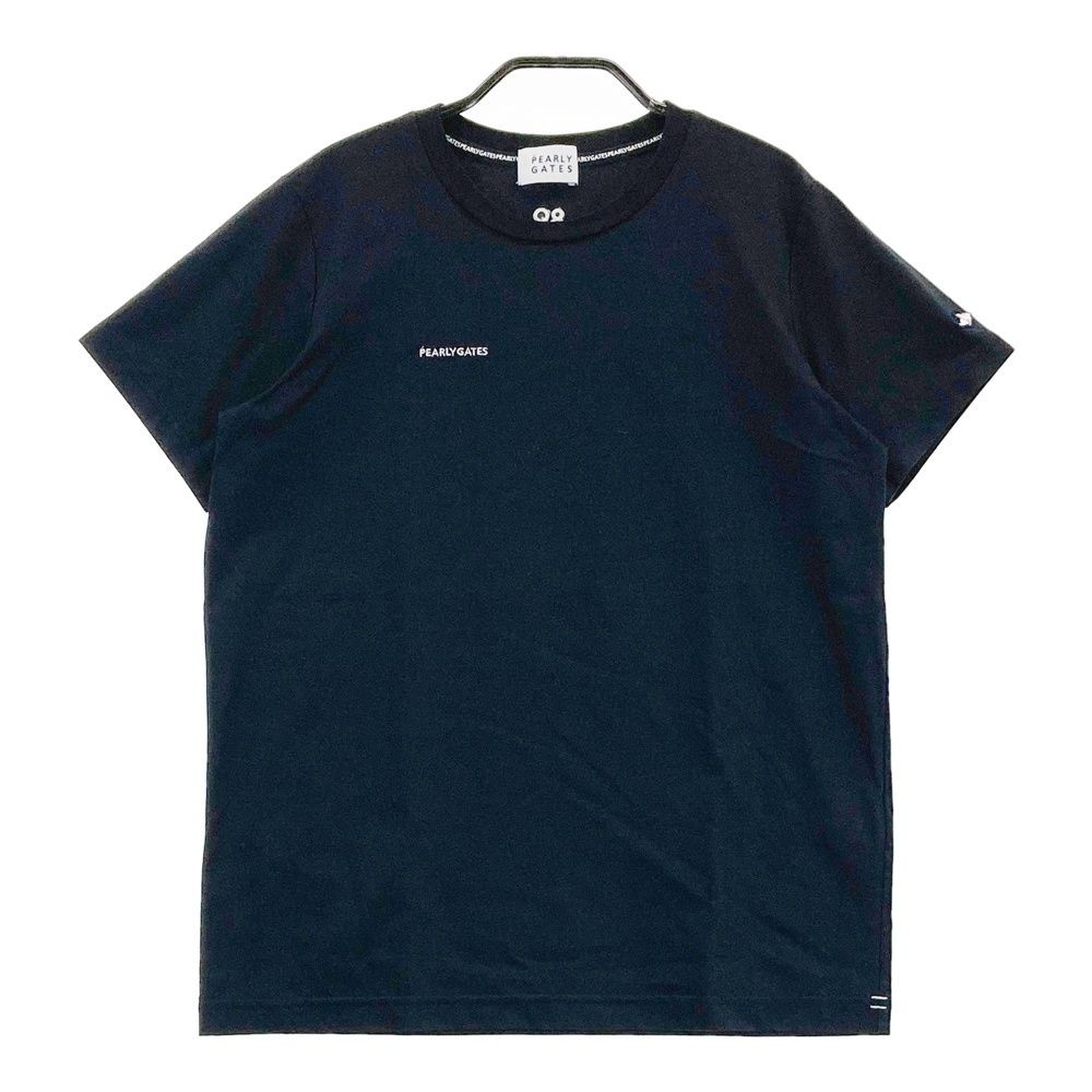 サイズ：0 PEARLY GATES パーリーゲイツ  半袖Tシャツ  ネイビー系 [240101480736] ゴルフウェア レディース ストスト サイズ：0 PEARLY GATES パーリーゲイツ 半袖Tシャツ ネイビー系