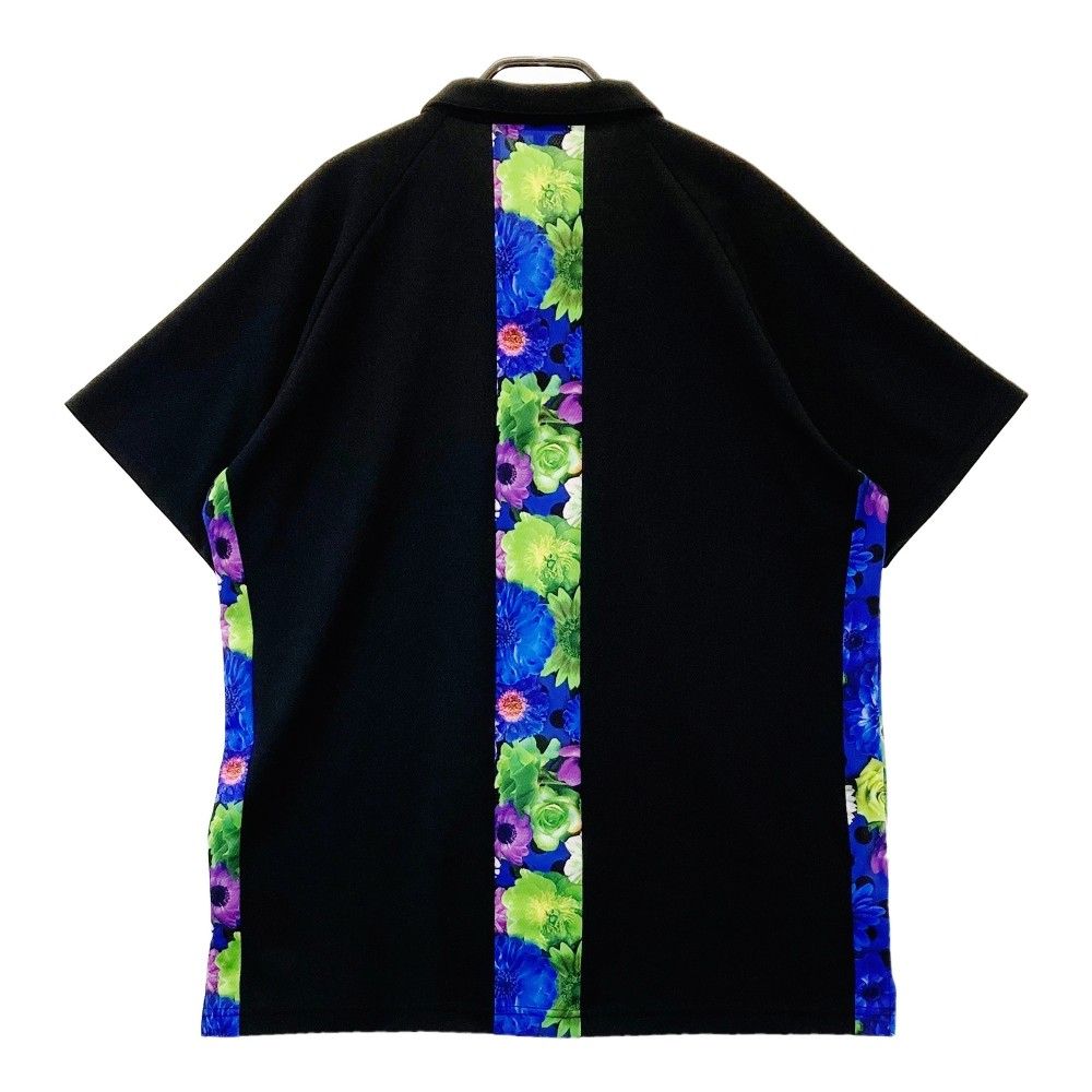 サイズ 4 DANCE WITH DRAGON ダンスウィズドラゴン 半袖ハーフジップポロシャツ ブラック系 240101443300 ゴルフウェア メンズ ストスト