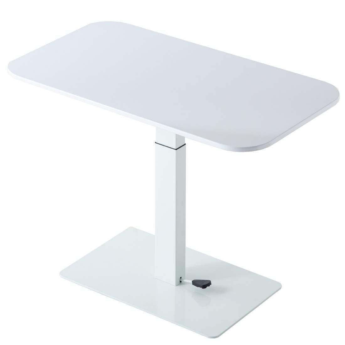 タンスのゲン】スタンディング 昇降デスク キャスター付き 120㎝×67.5