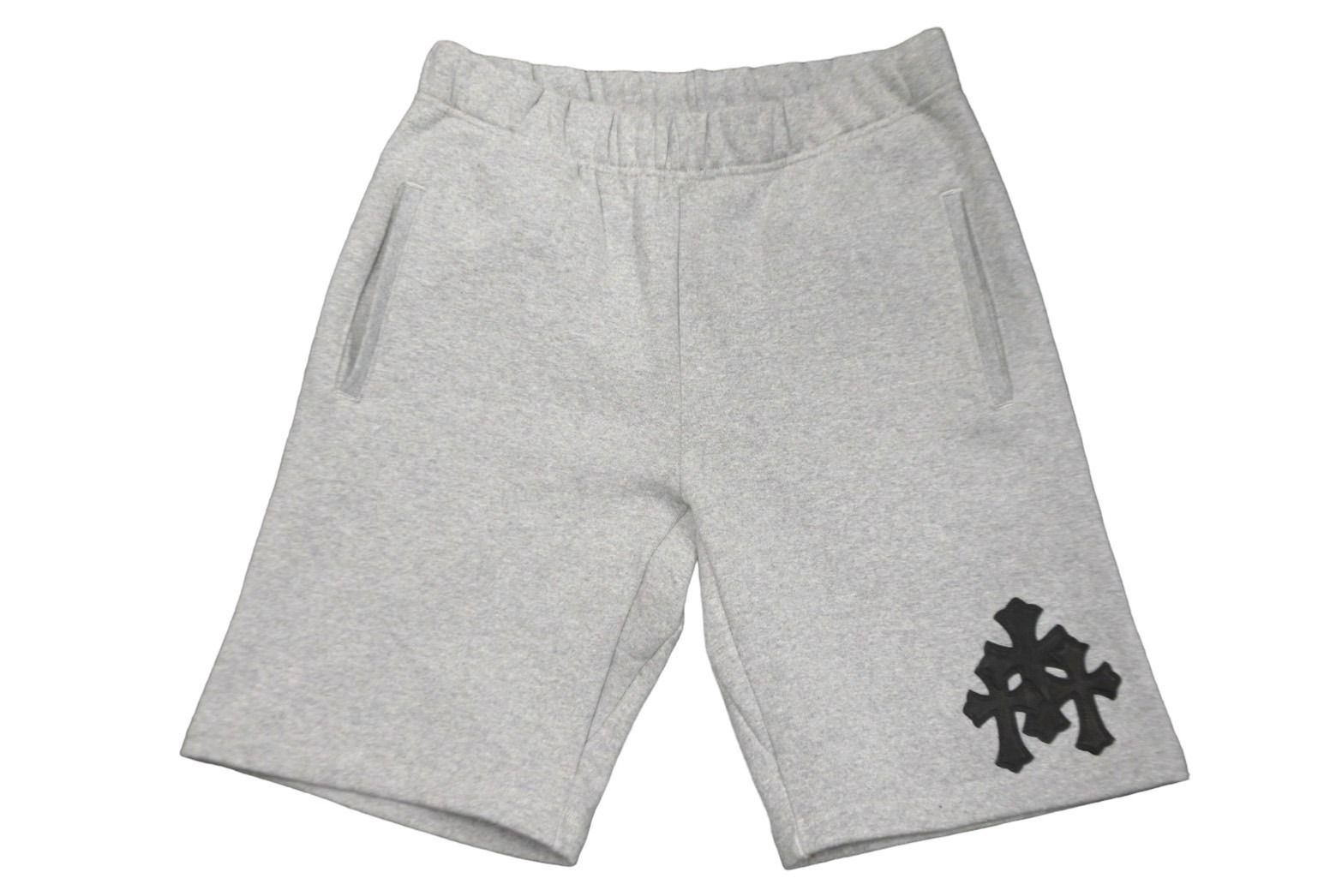 極美品 CHROME HEARTS クロムハーツ ハーフパンツ スウェット クロス 