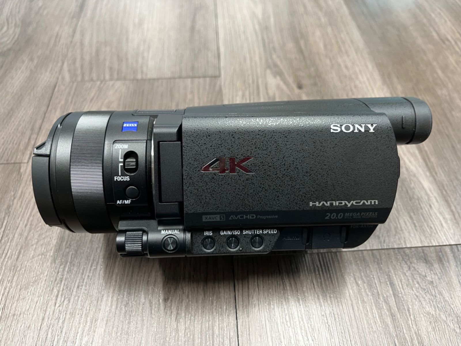 ソニー SONY ビデオカメラ FDR-AX100 4K 光学12倍 ブラック Handycam FDR-AX100 BC - 3