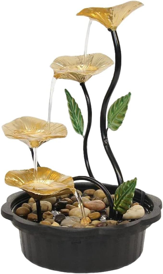 室内噴水 家庭用リビングルームの装飾のためのシーンライト屋内滝の 卓上滝噴水 卓上噴水クリエイティブデスクトップ装飾品リビングルーム噴水水装飾 屋内噴水