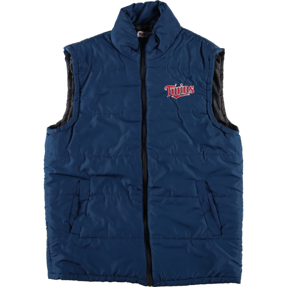 古着 MLB MINNESOTA TWINS ミネソタツインズ 中綿ベスト メンズM/eaa378440
