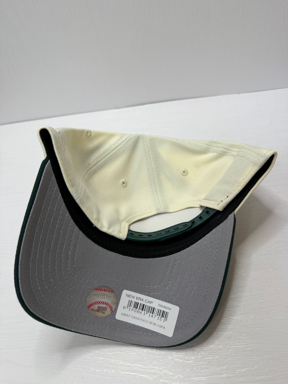 Newera オークランドアスレチックス ワールドシリーズ1989 9 forty A-FRAME スナップバックキャップ ツートン