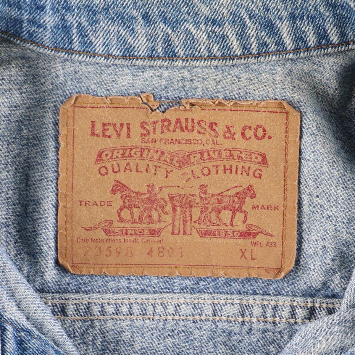 古着 リーバイス Levi's 70598 4891 デニムジャケット Gジャン