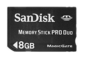 非常に良い」SanDisk MemoryStick Pro Duo 8GB SDMSPD-8192-J95