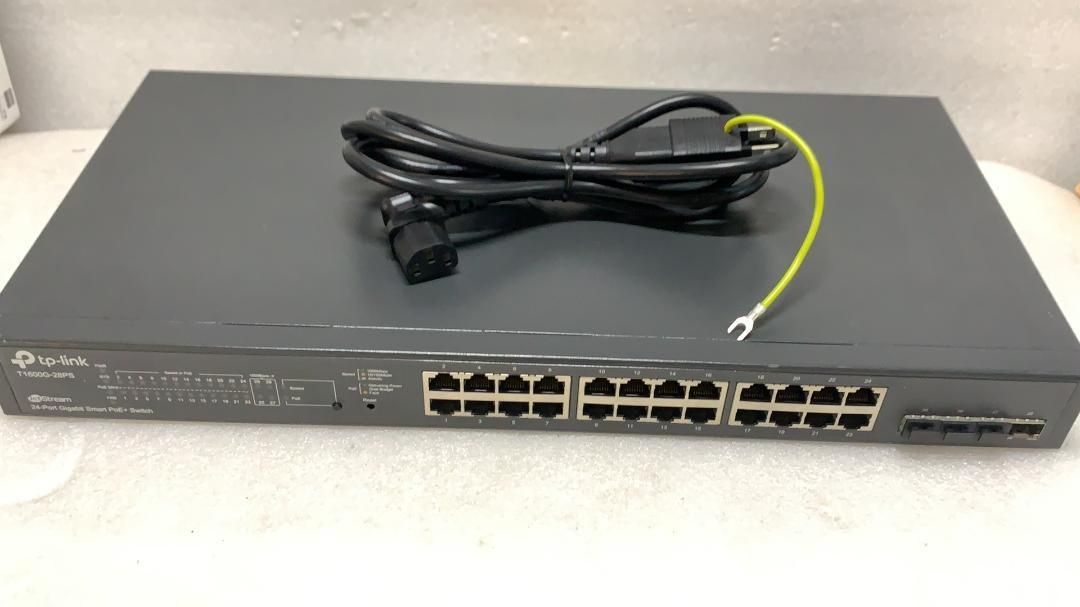TP-Link T1600G-28PS JetStream 24ポート スイッチ --522515