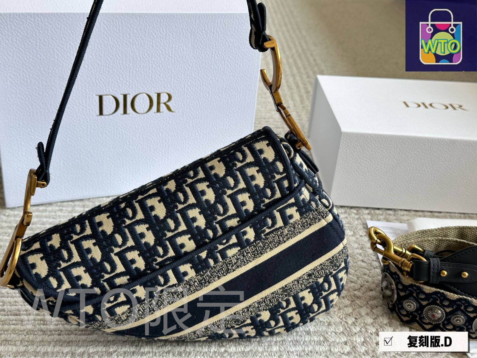 今日特価】Dior ヴィンテージ サドルバッグ ラージサイズ（25cm