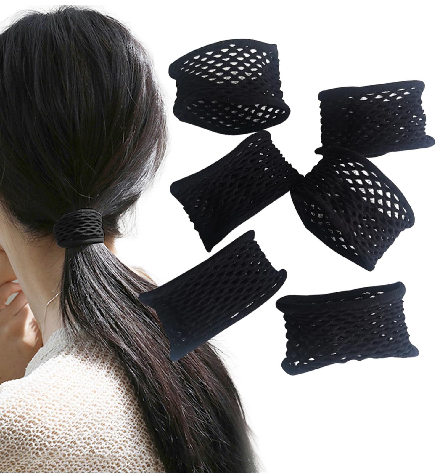 ［Herbeluemily]ヘアゴム 跡がつかない 髪ゴム 髪留め ６本セット Amazon | [Herbeluemily]ヘアゴム 跡がつかない 髪ゴム 髪留め