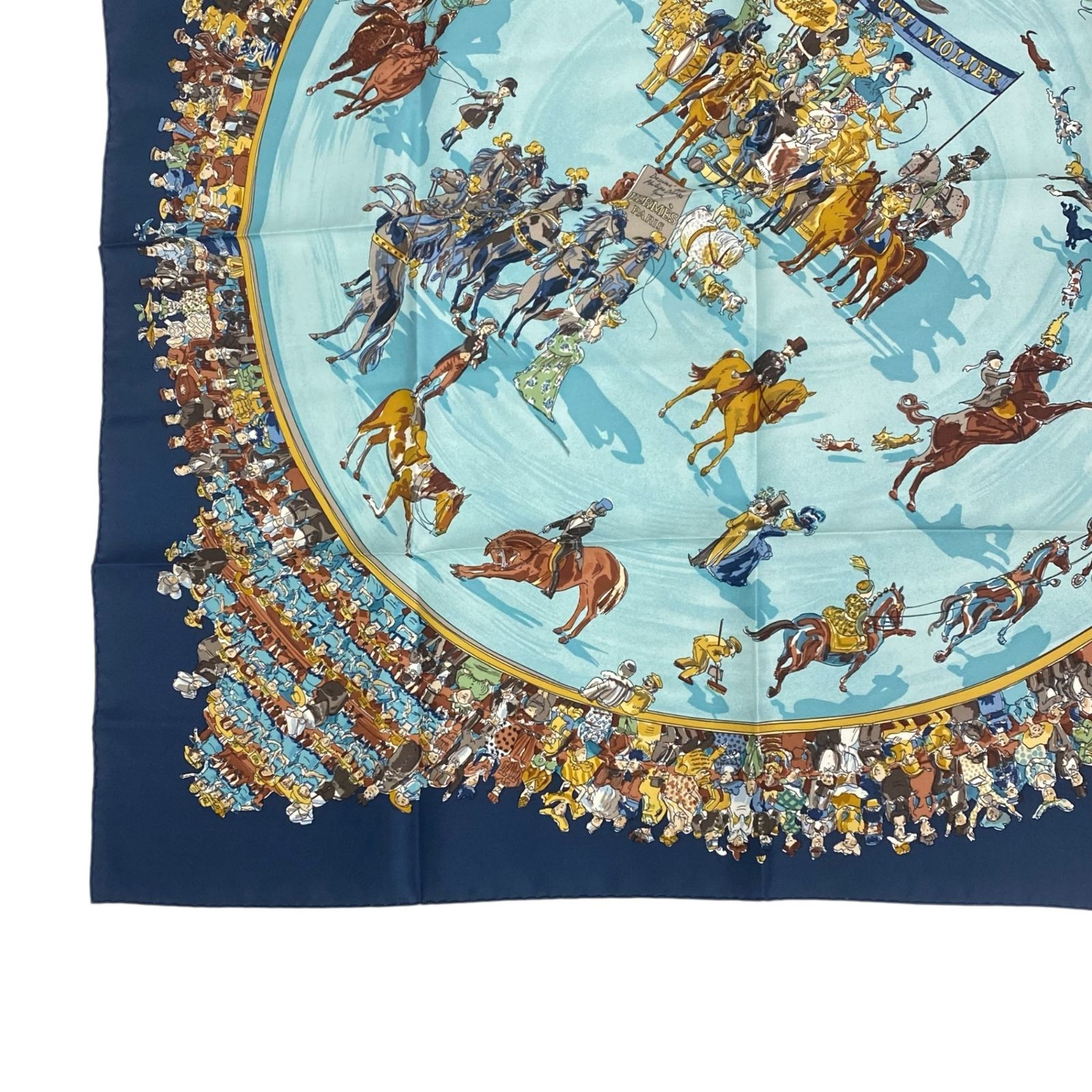 新品同様 HERMES エルメス カレ90 CIRQUE MOLIER モリエサーカス 