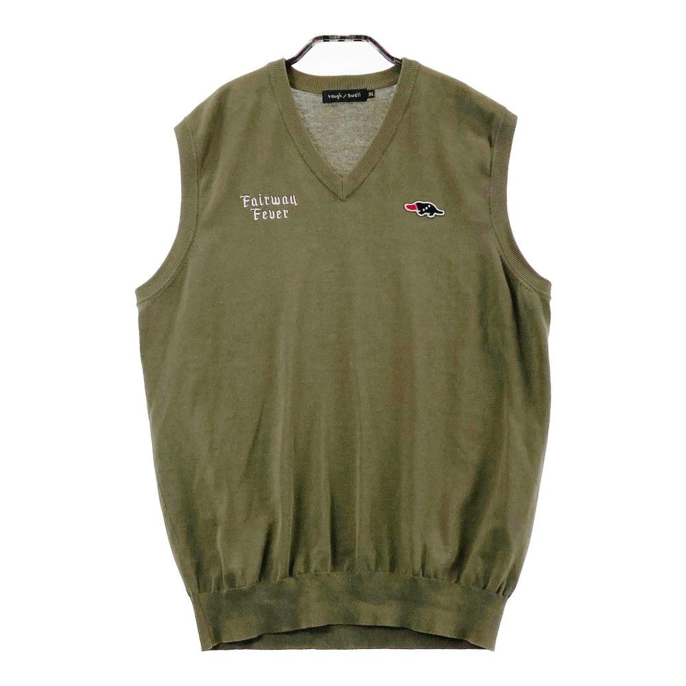 ROUGH&SWELL ラフアンドスウェル Vネック フリース ベスト L ROUGH