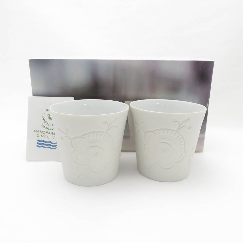 未使用 ROYAL COPENHAGEN ロイヤルコペンハーゲン ブルーフルーテッド 
