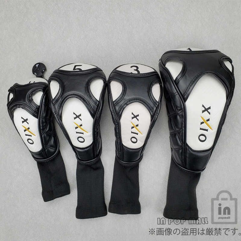 【新製品4点セット】シンプルユニセックスゴルフクラブカバー ヘッドカバー黒色 Amazon.co.jp: ジーフォア G/FORE ゴルフ ヘッドカバー 4点