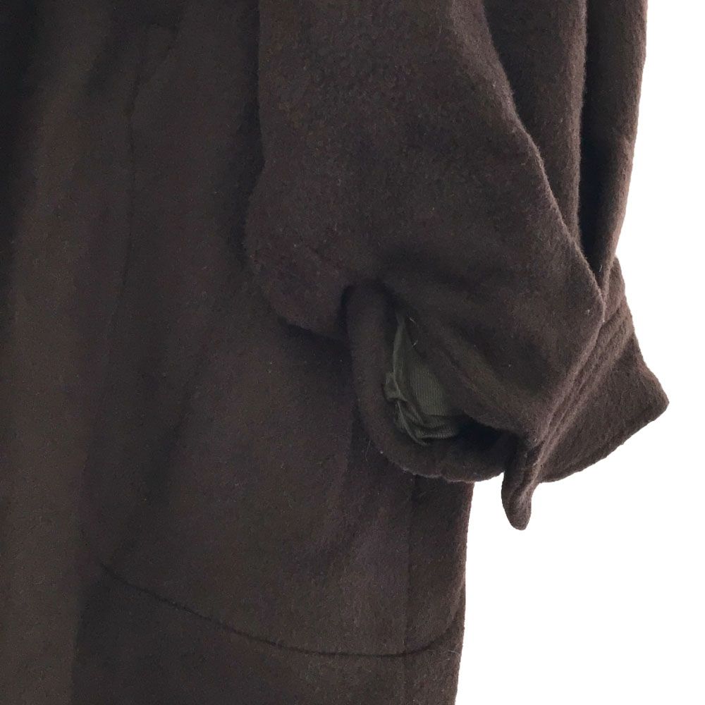 フィルザビル 日本製 ウールブレンド フード付き ロングコート 1  