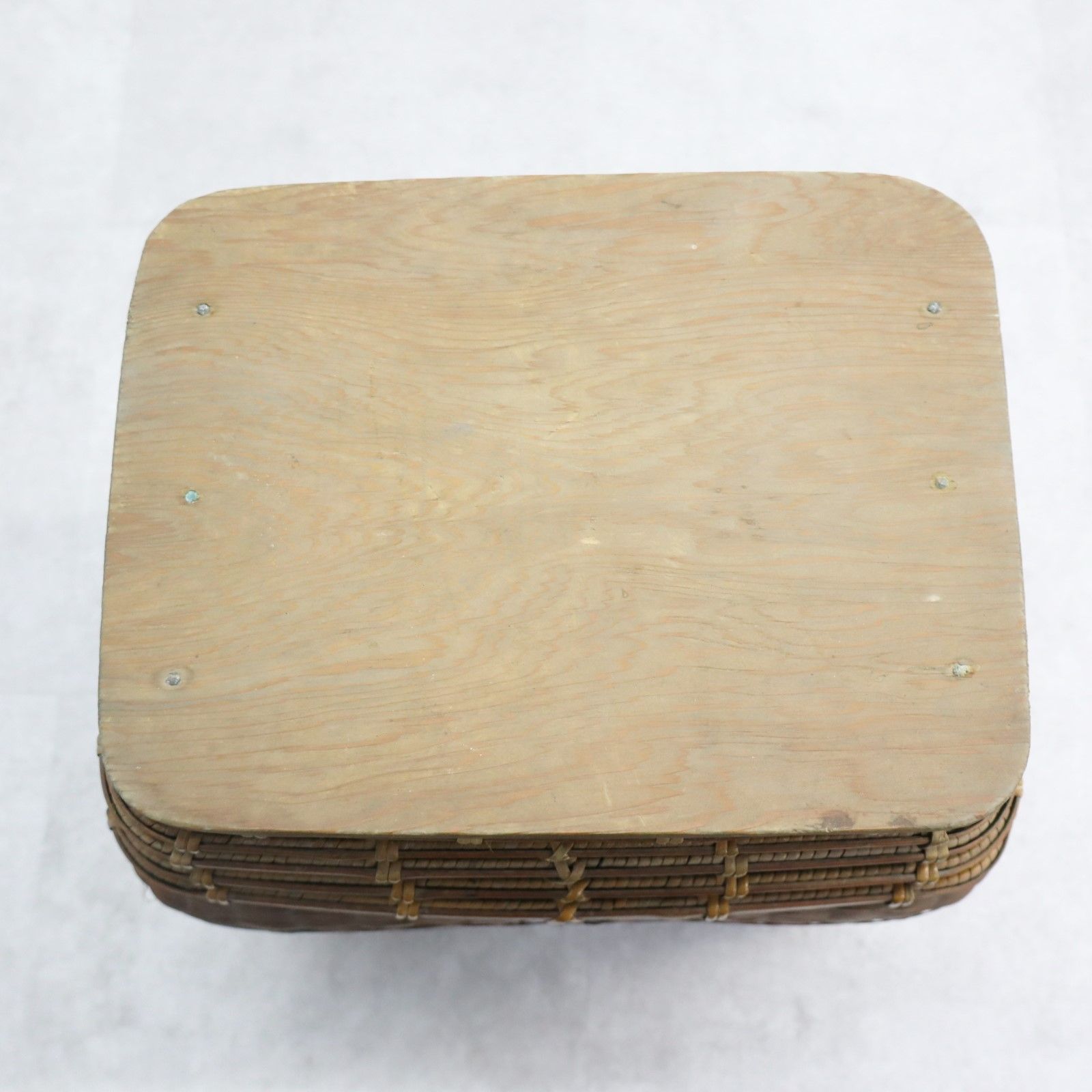 △ 現状販売｜アンティーク 魚籠 5段 蓋付き｜ ｜レトロ アンティーク