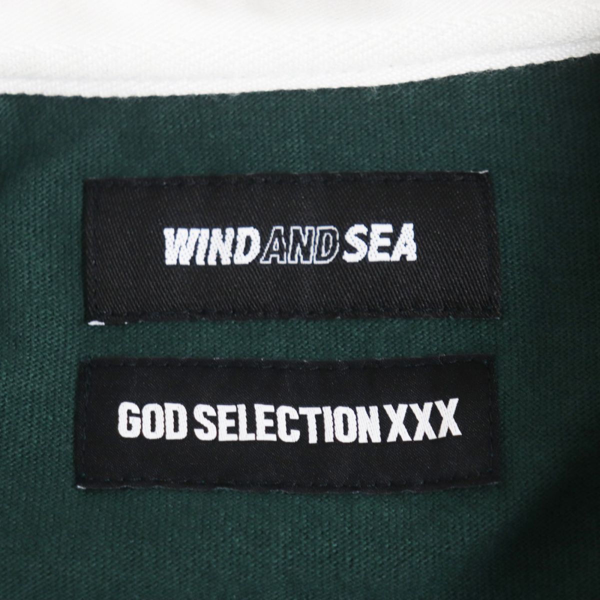 未使用品○ウィンダンシー×ゴッドセレクション Rugby Shirt WDS-XXX 